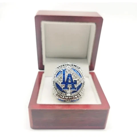 Custom order: 2020 Los Angeles LA Dodgers 6pc Rings REPLICA + 1 box Kershaw Cover