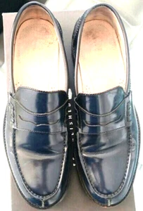 Florsheim original Loafer marineblau, leder, edle unisex Schuhe Leder - Bild 1 von 4