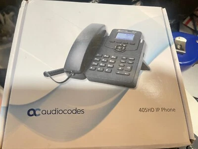 NEW AUDIOCODES 405HDEPSG  IP BUSINESS PHONE   UC450HDG (Y11) - Image 1 of 4