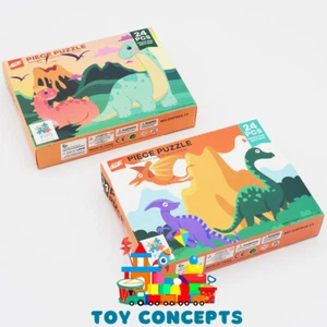 JIGSAW PUZZLE UNICORN DINOSAUR kids games activities fun stocking stuffer gift - Picture 1 of 9