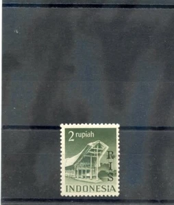 NIEDERLANDE INDIES (INDONESIEN) SC 354 (NVP 21) (MI 57) ** F-VF NH 1950 2R GRÜN $ 1250 - Bild 1 von 2