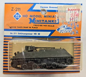 Roco Minitanks HO Scale # 211 German Personnel Carrier Unopened Package - Picture 1 of 11