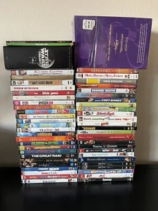 Mixed DVD Snap Case Bundle Lot Of 50 Disney Sci-Fi Action And More - Picture 1 of 13