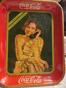 Vintage Antiques Coca-Cola Tray 1930 - Picture 1 of 14