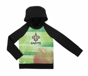Gerber New Orleans Saints Boys Long Sleeve Black Game Day Tee Shirt - Picture 1 of 1