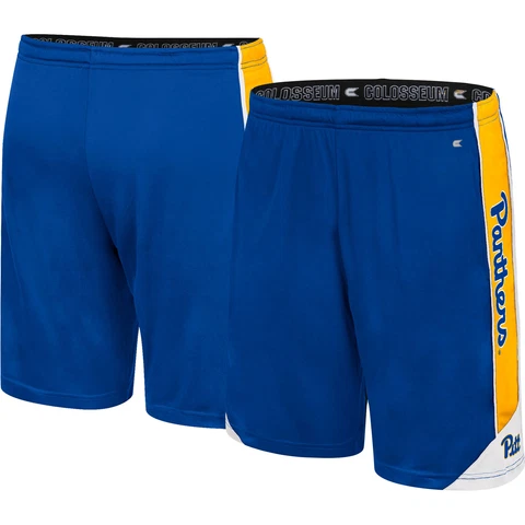 Men's Colosseum Royal Pitt Panthers Haller Shorts Cover
