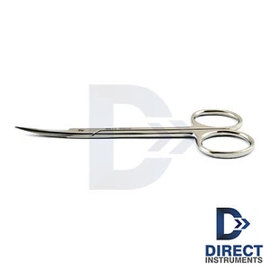 Medical Iris Gum Scissors Curved Dental Surgery Tissue Sharp Dentist Pick Tools - Picture 1 of 5