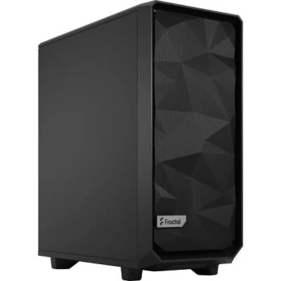 Fractal Design Meshify 2 Compact Black Solid, Tower-Gehäuse, schwarz - Bild 1 von 4