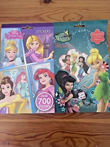 Girls 1000 x Tinker Bell, Disney Princesses, Accessories Stickers - Free Post! - Picture 1 of 13
