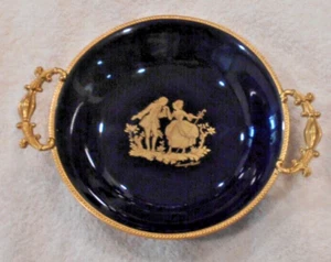 Limoges Castel Bowl with Handles, Trimmed in 24k Gold, Made in France - Picture 1 of 2
