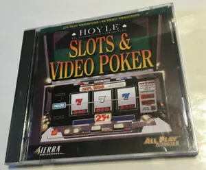 HOYLE Tragamonedas Video Poker Sierra Windows Macintosh CD-ROM juego 275 variaciones de ranura - Imagen 1 de 12