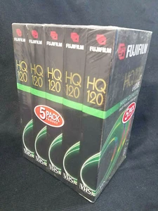 Fujifilm HQ 5 Pack VHS 120 Alta calidad 6 horas de grabación - Imagen 1 de 5