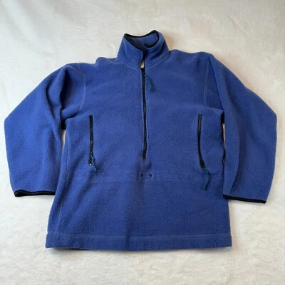REI Sweater Adult Medium Blue Fleece Half Zip Hiking Outdoors Pullover - Image 1 of 4