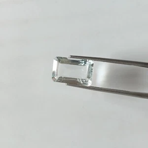 100% Natural Genuine Aquamarine Octagon Cut 4.79 Cts Unheated Loose Gemstone - Picture 1 of 4
