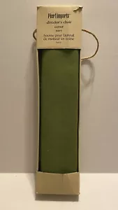 Director's Chair Replacement Cover - Pier 1 Imports Mosstone Green New - Picture 1 of 7