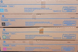 Konica Minolta Genuine Original tn324 toner Black, Yellow, Magenta, Cyan - Picture 1 of 1