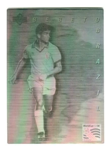 BEBETO HOLOGRAM 1994 Upper Deck World Cup Soccer Brazil - Picture 1 of 2