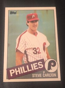 1985 Topps Tiffany Steve Carlton #360