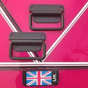 Griffe (Paar) schwarz Drop Griffe Lautsprecher / Case / Truhe / Box / Flightcase - Bild 1 von 3