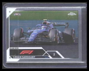 2023 Topps Chrome Formula 1 Logan Sargeant #116 Rookie RC Williams Racing - Bild 1 von 2