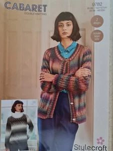 New Stylecraft Knitting Pattern 9782. Jumper and cardigan 32/34 - 48/50 in - Picture 1 of 1