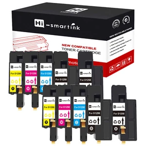 Multi-pack 1250 Toner Cartridge Lot for Dell Laser C1765nfw C1765nf 1355cn - Bild 1 von 10