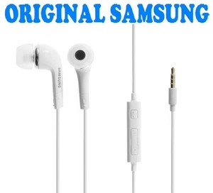 KIT PIETON ECOUTEUR SAMSUNG INTRA AURICULAIRE BLANC GALAXY S7 / S7 EDGE ORIGINAL - Photo 1/2