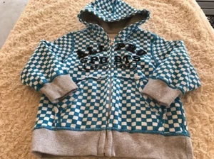 Sudadera con capucha Children Place Niños azul blanco a cuadros gris puños todo profesional 4T - Imagen 1 de 10