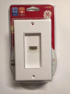 NUEVO GE Blanco HDMI Placa de Pared 87635 Ultra Pro Alta Definición Digital 1080p - Imagen 1 de 3