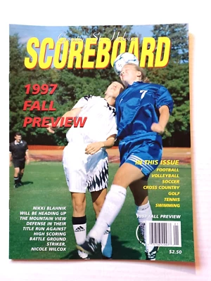 1997 GREATER ST. HELENS OREGON HIGH SCHOOL SCOREBOARD FALL PREVIEW EXCELLENT + - Image 1 of 4