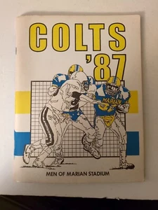 Men Of Marian Catholic Colts 1987 Yearbook High School Tamaqua PA - Picture 1 of 6