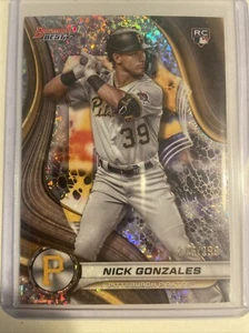 2024 Bowman's Best Nick Gonzales Mini-Diamond Refractor RC 276/299 - Picture 1 of 4