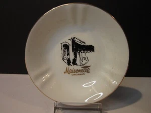 Vtg Maisonette Ashtray Cincinnati, Ohio French Restaurant Advertising Souvenir - Picture 1 of 7