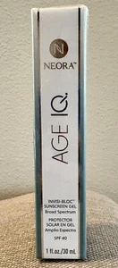 NEORA AGE IQ INVISI-BLOC Sunscreen Gel SPF 40 / 1 fl.oz NEW Sealed Exp: 9/2025 - Picture 1 of 6