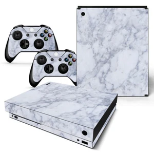 XBOX ONE X Skin Design Foils Aufkleber Schutzfolie Set - Marble Motiv - Picture 1 of 1