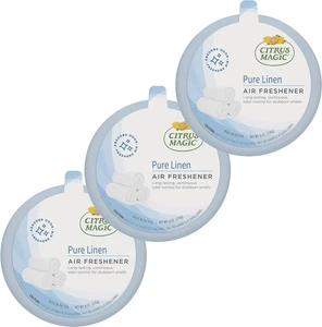 Geruchsabsorbierender fester Lufterfrischer, reines Leinen, 8 Unzen, 3er Pack - Bild 1 von 12