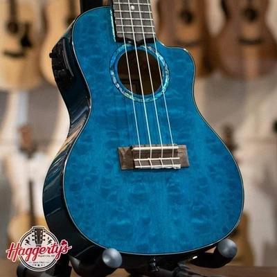 Lanikai QM-BLCEC Cutaway Concert Ukulele - Image 1 of 4