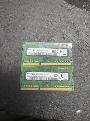 Samsung PC3-12800 8GB 4GB X2  SO-DIMM 1600 MHz PC3-12800 DDR3 Memory - Image 1 of 3