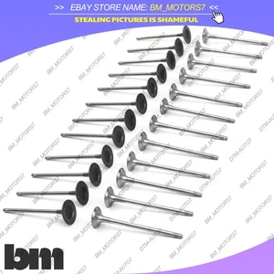 Intake & Exhaust Valves For BMW 135i 335i 535i Z4 E92 E90 E60 E88 E71 N54 3.0L - Picture 1 of 4