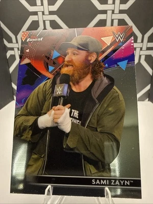 2021 Topps WWE Finest Sami Zayn-Smackdown - Image 1 of 2