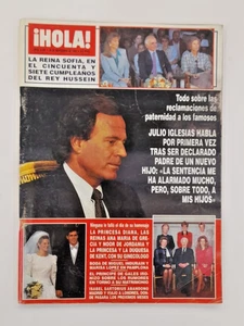 HOLA SPANISH MAGAZINE No 2520, 26 NOV 1992, JUIO IGLESIAS ON COVER - Picture 1 of 8