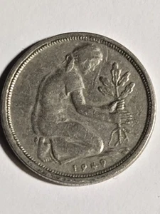 1949 J 50 Pfennig Germany - Picture 1 of 4