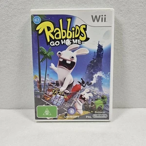 Rabbids Go Home (Nintendo Wii, 2009) With Manual - Picture 1 of 6
