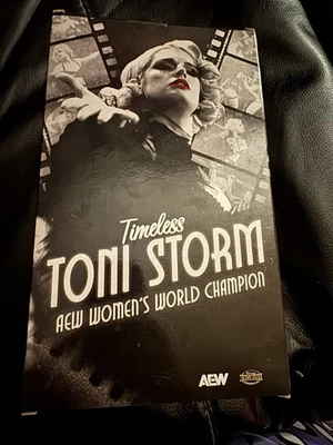 Figura Muñeca Campeona Mundial Femenina Timeless Toni Storm AEW Foto 1 de 4