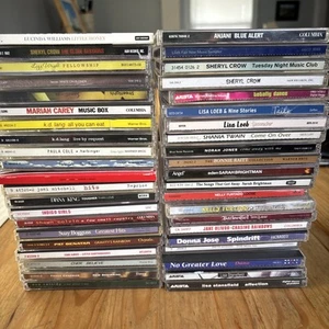 Female Pop Rock 42 Cd Lot: Joni Mitchell Bjork Cher Tracy Chapman Anjani Eva Kd - Picture 1 of 7