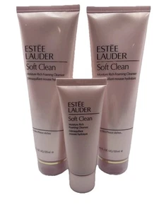 2x Estee Lauder Soft Clean Tender Creme Cleanser 4.2 oz each 125 ML each NEW - Picture 1 of 7