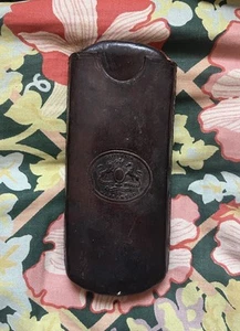 ANTIQUE VICTORIAN LEATHER CIGAR CASE - Picture 1 of 13