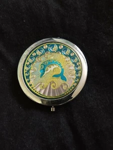Dolphin Mirror Compact - Picture 1 of 3