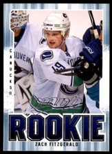 2008-09 Upper Deck MVP Zach Fitzgerald RC #392