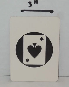 1988 Milton Bradley Win Lose or Draw Replacement Ace In the Hole Card Black Dice - Picture 1 of 3